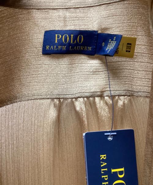 POLO RALPH LAUREN（ポロ・ラルフローレン）POLO RALPH LAUREN (ポロ・ラルフローレン) 長袖ブラウス ベージュの古着・服飾アイテム
