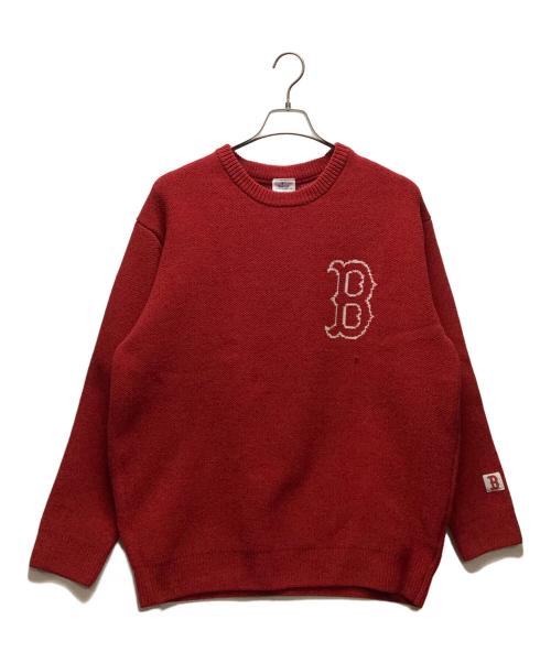 GENUINE MERCHANDISE（ジェニュイン マーチャンダイズ）GENUINE MERCHANDISE (ジェニュイン マーチャンダイズ) 厚手ニット レッド サイズ:XLの古着・服飾アイテム