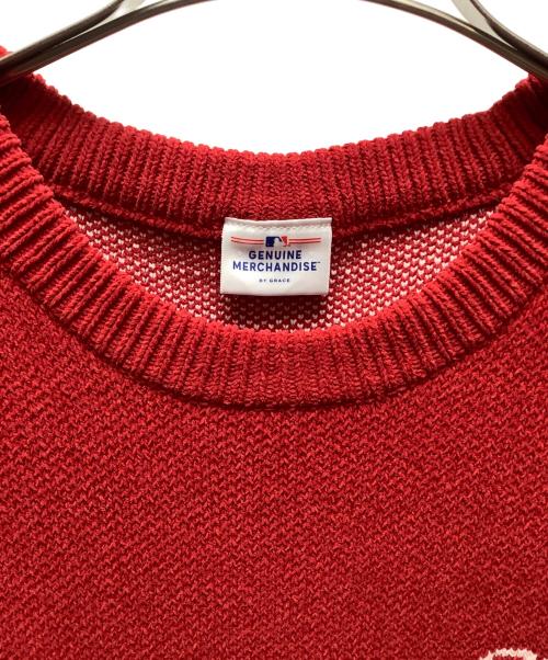 GENUINE MERCHANDISE（ジェニュイン マーチャンダイズ）GENUINE MERCHANDISE (ジェニュイン マーチャンダイズ) 厚手ニット レッド サイズ:XLの古着・服飾アイテム