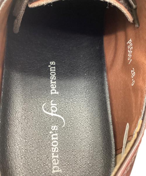 PERSON'S（パーソンズ）PERSON'S (パーソンズ) ローファー ブラウン サイズ:28cmの古着・服飾アイテム