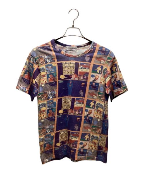 COMME des GARCONS SHIRT（コムデギャルソンシャツ）COMME des GARCONS SHIRT (コムデギャルソンシャツ) コミック柄Tシャツ マルチカラー サイズ:Mの古着・服飾アイテム