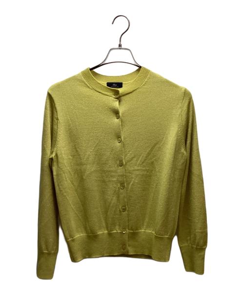 SHIPS Primary navy label（シップス プライマリー ネイビー レーベル）SHIPS Primary navy label (シップス プライマリー ネイビー レーベル) 薄手カーディガン イエロー サイズ:Fの古着・服飾アイテム