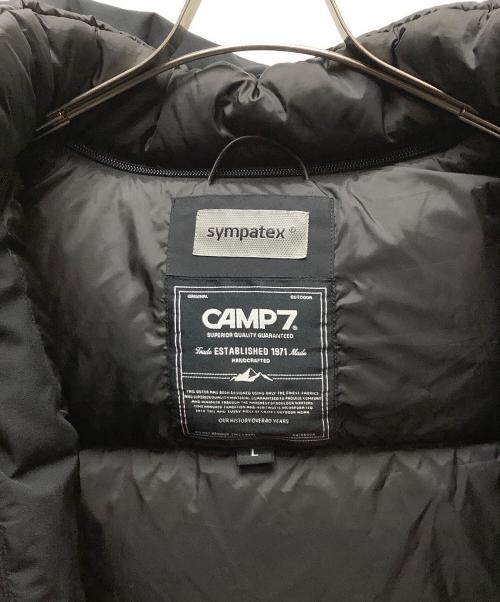 CAMP 7（キャンプ７）CAMP 7 (キャンプ７) コンビダウンジャケット ブラック サイズ:Lの古着・服飾アイテム