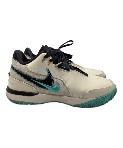 NIKE（ナイキ）NIKE (ナイキ) スニーカー ベージュ×グリーン サイズ:280（2.5）の古着・服飾アイテム