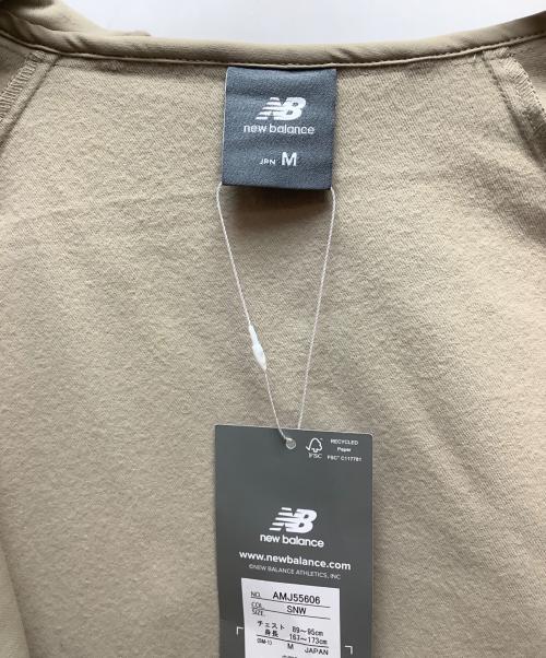 NEW BALANCE（ニューバランス）NEW BALANCE (ニューバランス) フーデットウーブンジャケット ベージュ サイズ:Mの古着・服飾アイテム