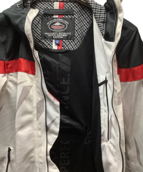 KUSHITANI（クシタニ）KUSHITANI (クシタニ) メッシュパーカー ホワイト サイズ:LLの古着・服飾アイテム