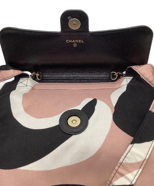 CHANEL（シャネル）CHANEL (シャネル) エコバッグ ピンク×ブラックの古着・服飾アイテム