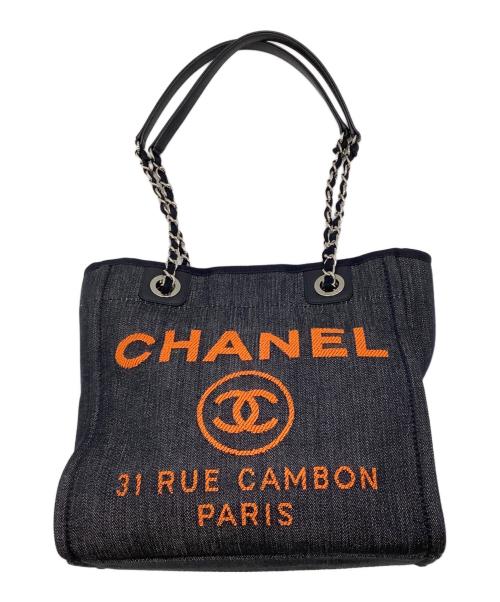 CHANEL（シャネル）CHANEL (シャネル) デニムトートバッグ インディゴの古着・服飾アイテム