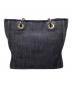 CHANEL (シャネル) デニムトートバッグ インディゴ：220000円