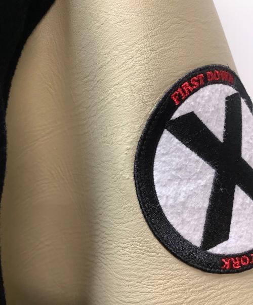 FIRST DOWN（ファーストダウン）FIRST DOWN (ファーストダウン) スタジャン ネイビー サイズ:Mの古着・服飾アイテム