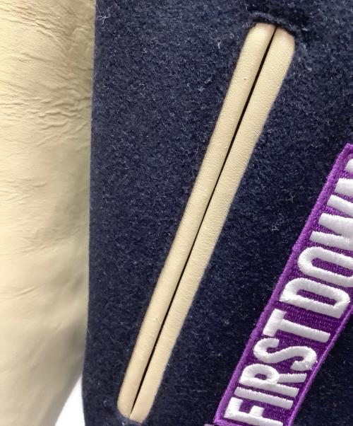 FIRST DOWN（ファーストダウン）FIRST DOWN (ファーストダウン) スタジャン ネイビー サイズ:Mの古着・服飾アイテム