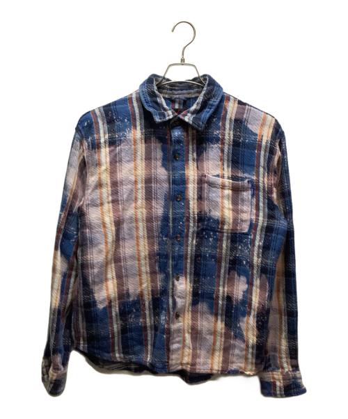 NIKE（ナイキ）NIKE (ナイキ) フランネルシャツ ブルー サイズ:Mの古着・服飾アイテム