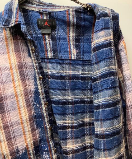 NIKE（ナイキ）NIKE (ナイキ) フランネルシャツ ブルー サイズ:Mの古着・服飾アイテム