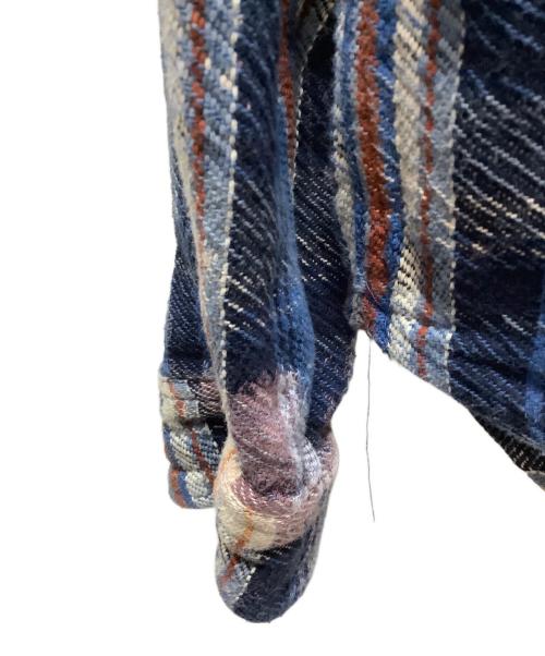 NIKE（ナイキ）NIKE (ナイキ) フランネルシャツ ブルー サイズ:Mの古着・服飾アイテム