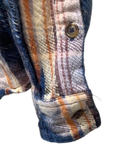 NIKE（ナイキ）NIKE (ナイキ) フランネルシャツ ブルー サイズ:Mの古着・服飾アイテム