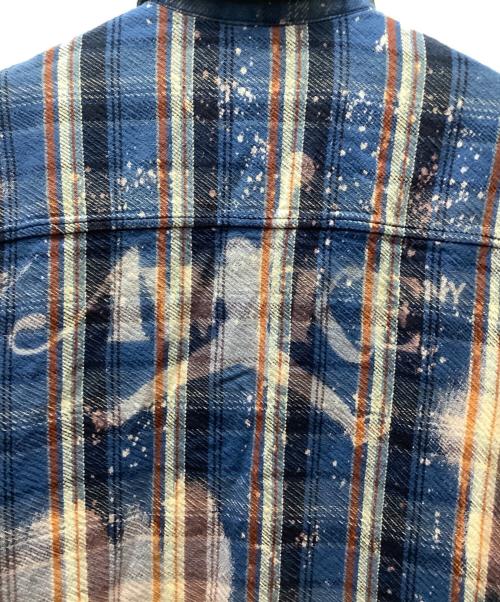 NIKE（ナイキ）NIKE (ナイキ) フランネルシャツ ブルー サイズ:Mの古着・服飾アイテム