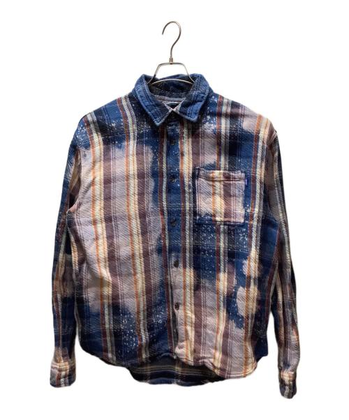 JORDAN（ジョーダン）JORDAN (ジョーダン) AWAKE (アウェイク) フランネルシャツ ブルー サイズ:Ｍの古着・服飾アイテム