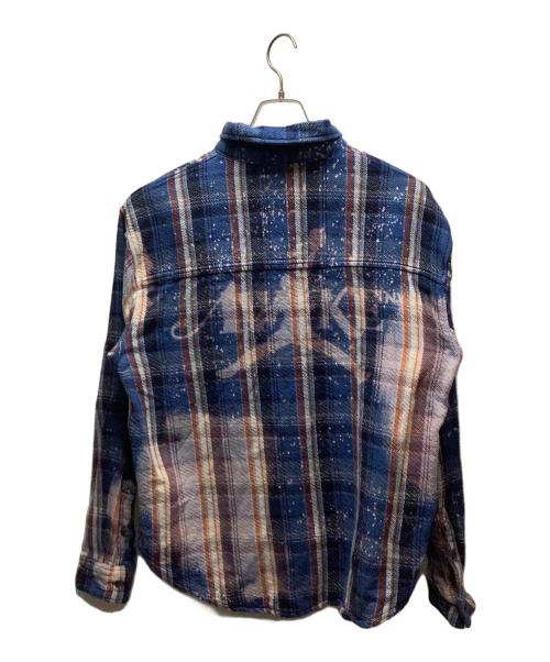 JORDAN（ジョーダン）JORDAN (ジョーダン) AWAKE (アウェイク) フランネルシャツ ブルー サイズ:Ｍの古着・服飾アイテム