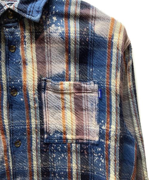 JORDAN（ジョーダン）JORDAN (ジョーダン) AWAKE (アウェイク) フランネルシャツ ブルー サイズ:Ｍの古着・服飾アイテム