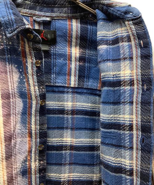 JORDAN（ジョーダン）JORDAN (ジョーダン) AWAKE (アウェイク) フランネルシャツ ブルー サイズ:Ｍの古着・服飾アイテム