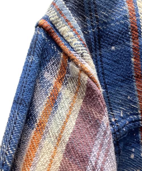 JORDAN（ジョーダン）JORDAN (ジョーダン) AWAKE (アウェイク) フランネルシャツ ブルー サイズ:Ｍの古着・服飾アイテム