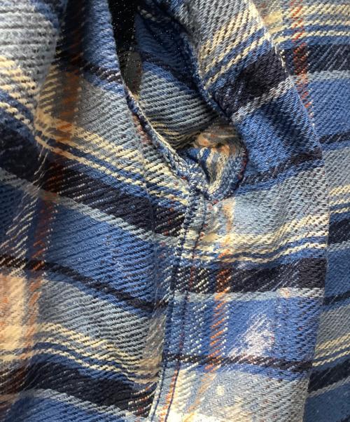 JORDAN（ジョーダン）JORDAN (ジョーダン) AWAKE (アウェイク) フランネルシャツ ブルー サイズ:Ｍの古着・服飾アイテム