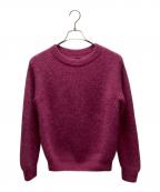 BATONERバトナ―）の古着「厚手ニット」｜ショッキングピンク