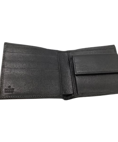 GUCCI（グッチ）GUCCI (グッチ) 2つ折り財布 ブラックの古着・服飾アイテム