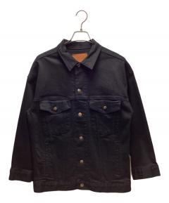 中古・古着通販】BELVET (BELVET) デニムジャケット グレー サイズ:M
