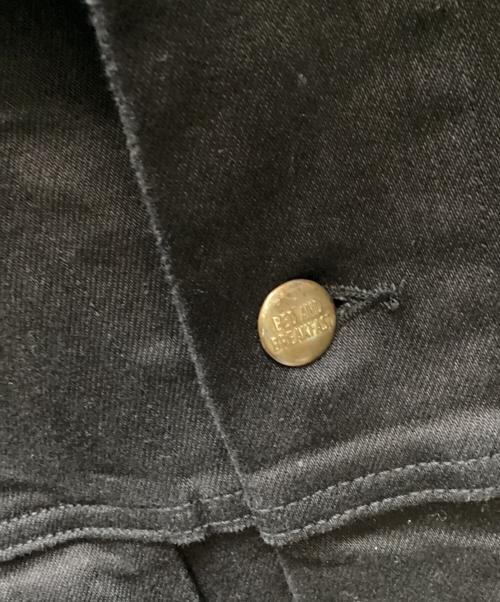 BAD&BREAKFAST（ベッドアンドグレッグファースト）BAD&BREAKFAST (ベッドアンドグレッグファースト) デニムジャケット ブラック サイズ:USUALの古着・服飾アイテム