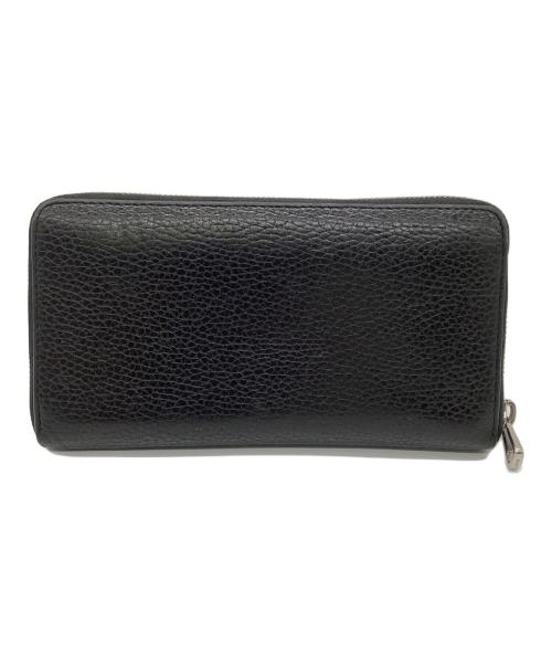 BALLY（バリー）BALLY (バリー) ラウンドファスナー財布 ブラックの古着・服飾アイテム