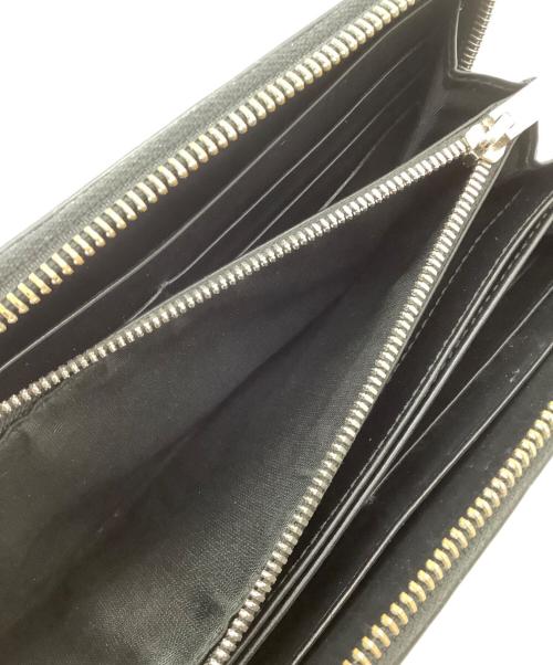 BALLY（バリー）BALLY (バリー) ラウンドファスナー財布 ブラックの古着・服飾アイテム