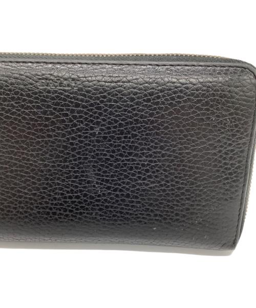 BALLY（バリー）BALLY (バリー) ラウンドファスナー財布 ブラックの古着・服飾アイテム