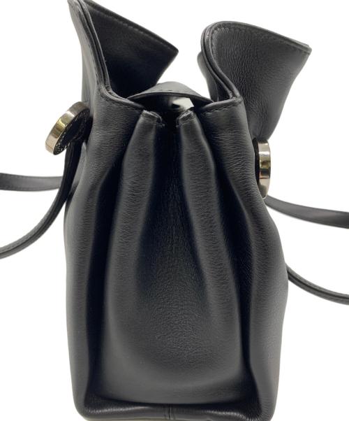 BVLGARI（ブルガリ）BVLGARI (ブルガリ) ハンドバッグ ブラックの古着・服飾アイテム