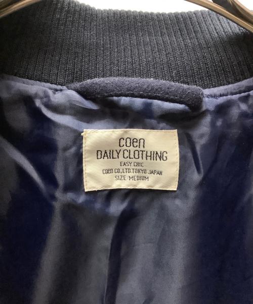 coen（コーエン）coen (コーエン) ジャケット ブラック×ネイビー サイズ:Mの古着・服飾アイテム