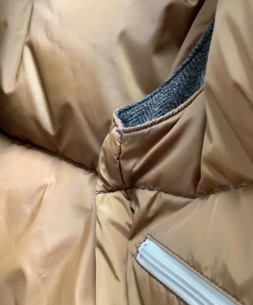 RockyMountainFeatherBed（ロッキーマウンテンフェザーベッド）RockyMountainFeatherBed (ロッキーマウンテンフェザーベッド) 切替ダウンベスト ブラウン サイズ:36の古着・服飾アイテム