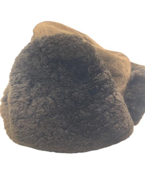 ノーブランド（ノーブランド）ノーブランド (ノーブランド) フライトハット ブラウンの古着・服飾アイテム