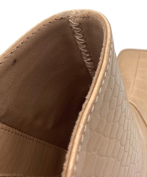 darich（ダーリッチ）darich (ダーリッチ) ミドルブーツ ベージュ サイズ:Lの古着・服飾アイテム