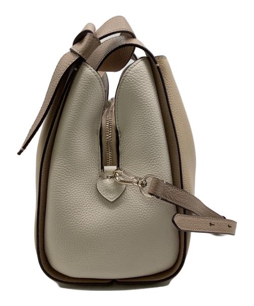 Kate Spade（ケイトスペード）Kate Spade (ケイトスペード) トートバッグ ベージュ×ホワイトの古着・服飾アイテム