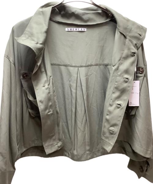 SHENERY（シーナリー）SHENERY (シーナリー) 長袖シャツ グリーン サイズ:SIZE36 未使用品の古着・服飾アイテム