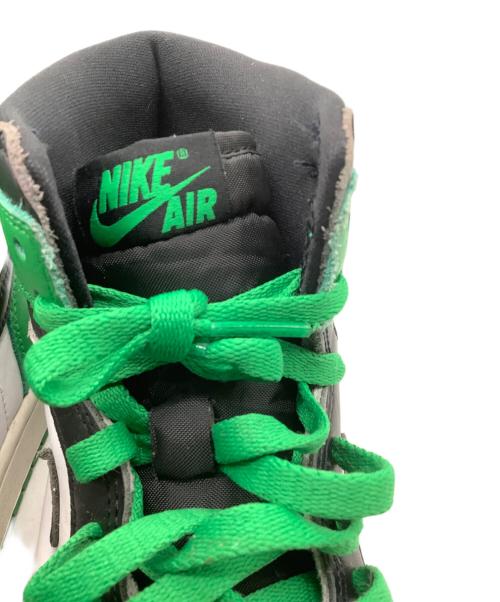 NIKE（ナイキ）NIKE (ナイキ) Air Jordan 1 Retro High Lucky Green ブラック×グリーン サイズ:27の古着・服飾アイテム
