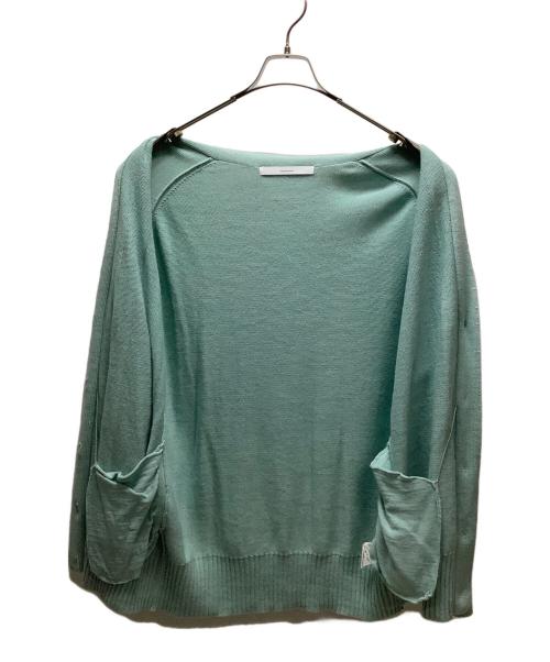 FRAMeWORK（フレームワーク）FRAMeWORK (フレームワーク) 厚手カーディガン エメラルドグリーン サイズ:Freeの古着・服飾アイテム