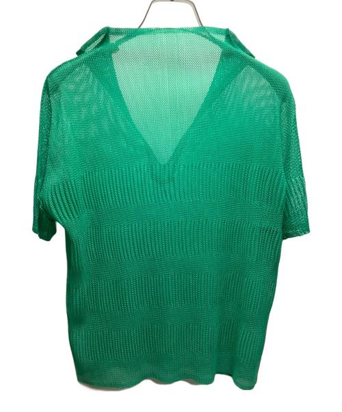 PLEATS PLEASE（プリーツプリーズ）PLEATS PLEASE (プリーツプリーズ) 半袖カットソー グリーン サイズ:3の古着・服飾アイテム