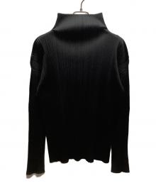 PLEATS PLEASE（プリーツプリーズ）の古着「長袖カットソー」｜ブラック
