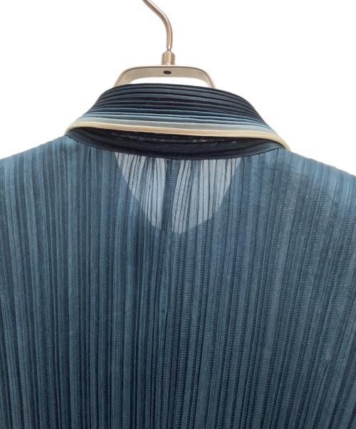 PLEATS PLEASE（プリーツプリーズ）PLEATS PLEASE (プリーツプリーズ) 長袖シャツ グリーン サイズ:SIZE3の古着・服飾アイテム