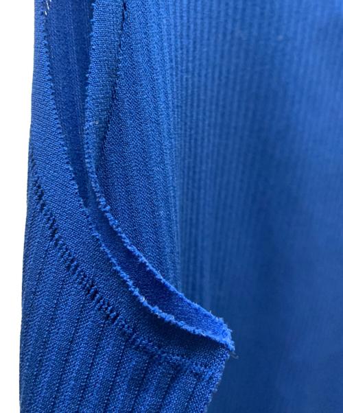 PLEATS PLEASE（プリーツプリーズ）PLEATS PLEASE (プリーツプリーズ) ノースリーブカットソー ブルー サイズ:3の古着・服飾アイテム