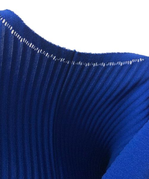 PLEATS PLEASE（プリーツプリーズ）PLEATS PLEASE (プリーツプリーズ) ノースリーブカットソー ブルー サイズ:3の古着・服飾アイテム