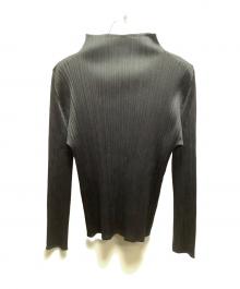 PLEATS PLEASE（プリーツプリーズ）の古着「長袖カットソー」｜ブラック