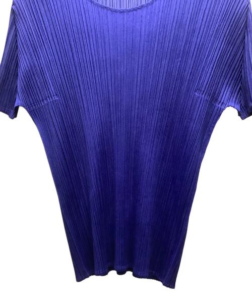 PLEATS PLEASE（プリーツプリーズ）PLEATS PLEASE (プリーツプリーズ) 半袖カットソー ブルー サイズ:Size 3の古着・服飾アイテム