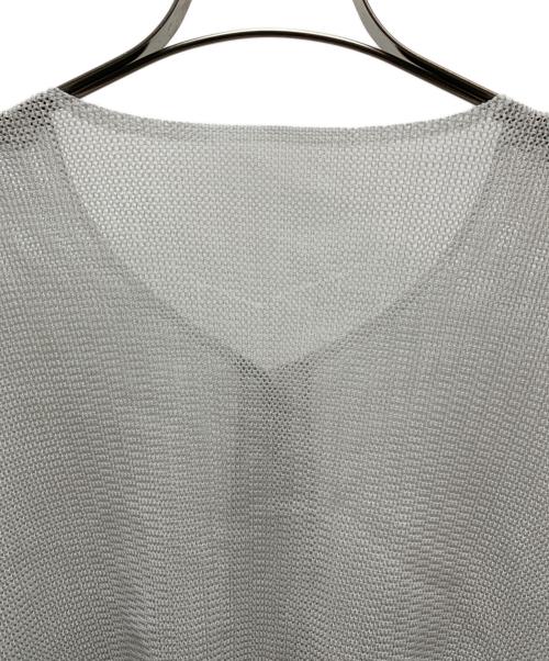 PLEATS PLEASE（プリーツプリーズ）PLEATS PLEASE (プリーツプリーズ) 薄手カーディガン ベージュ サイズ:3の古着・服飾アイテム